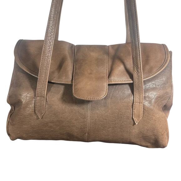 Handmade Leather Crossbody Shoulder Bag Brown Slouchy Satchel – Some Fading - Picture 8 of 15